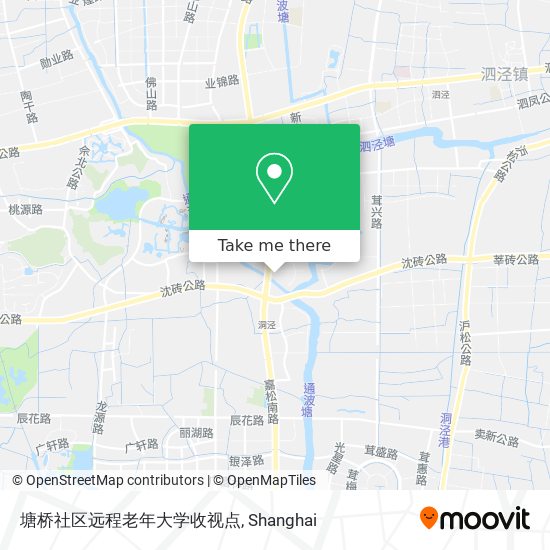 塘桥社区远程老年大学收视点 map