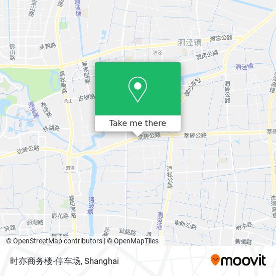 时亦商务楼-停车场 map