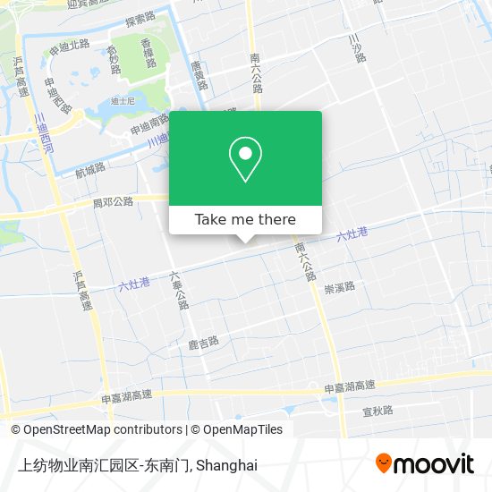 上纺物业南汇园区-东南门 map