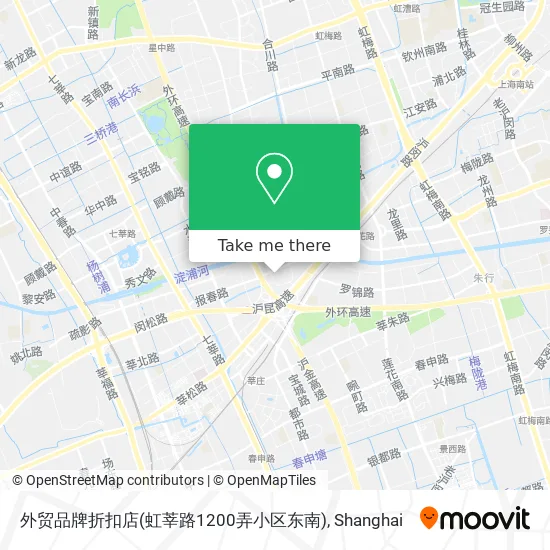 外贸品牌折扣店(虹莘路1200弄小区东南) map