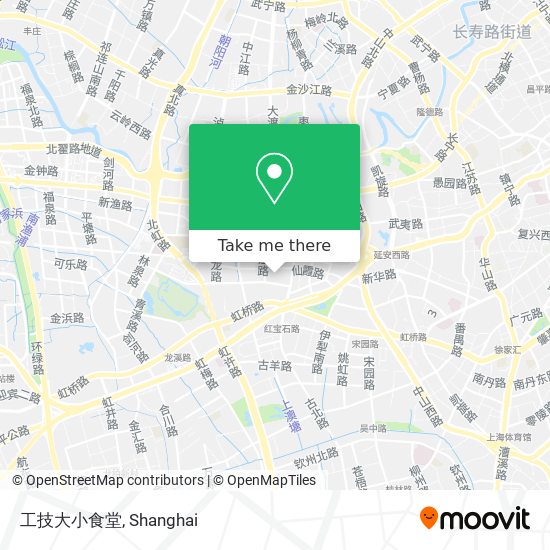 工技大小食堂 map