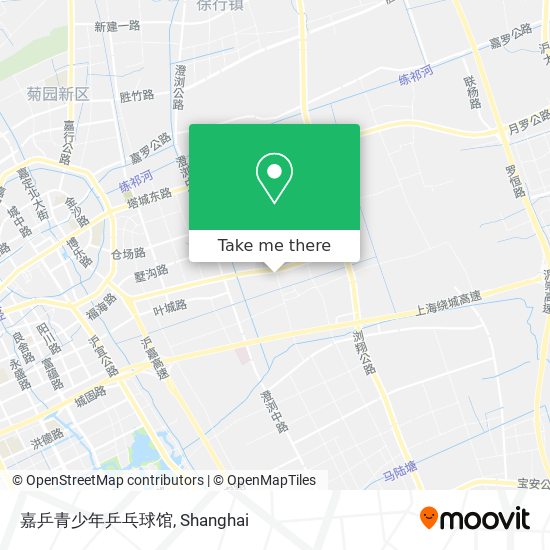 嘉乒青少年乒乓球馆 map