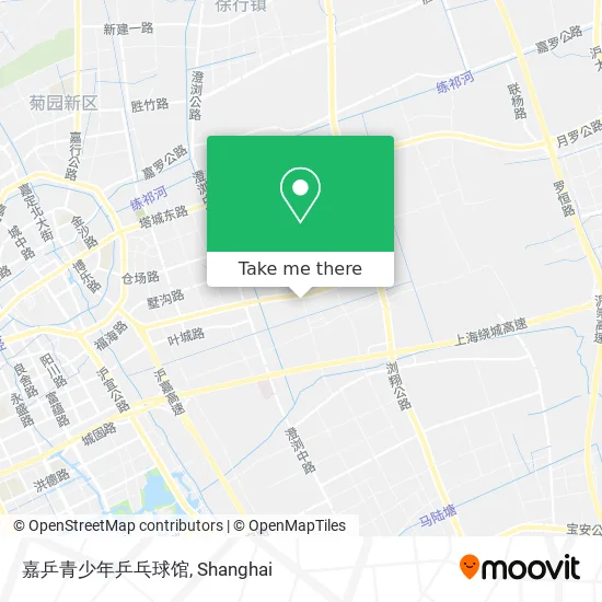 嘉乒青少年乒乓球馆 map