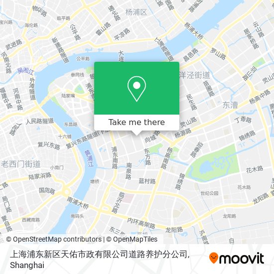 上海浦东新区天佑市政有限公司道路养护分公司 map