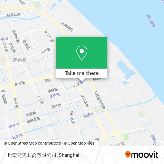 上海奕蓝工贸有限公司 map