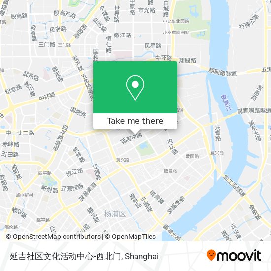 延吉社区文化活动中心-西北门 map