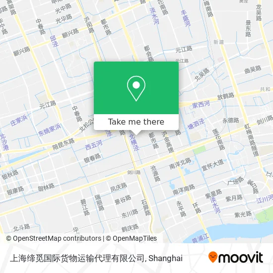 上海缔觅国际货物运输代理有限公司 map