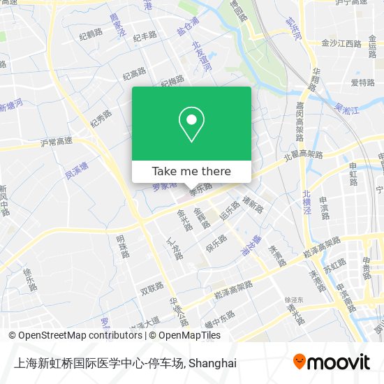 上海新虹桥国际医学中心-停车场 map