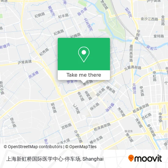 上海新虹桥国际医学中心-停车场 map