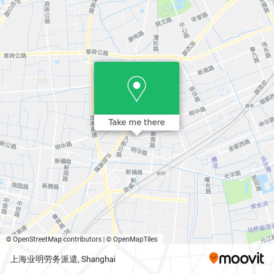 上海业明劳务派遣 map