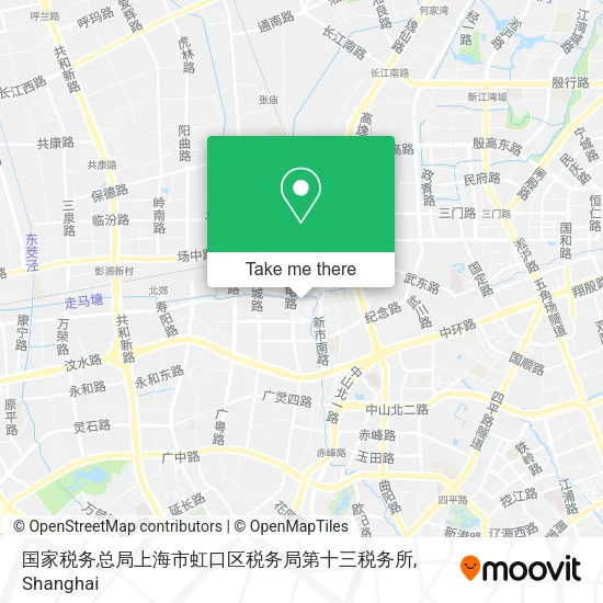 国家税务总局上海市虹口区税务局第十三税务所 map