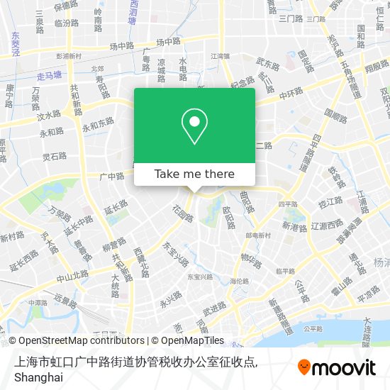 上海市虹口广中路街道协管税收办公室征收点 map