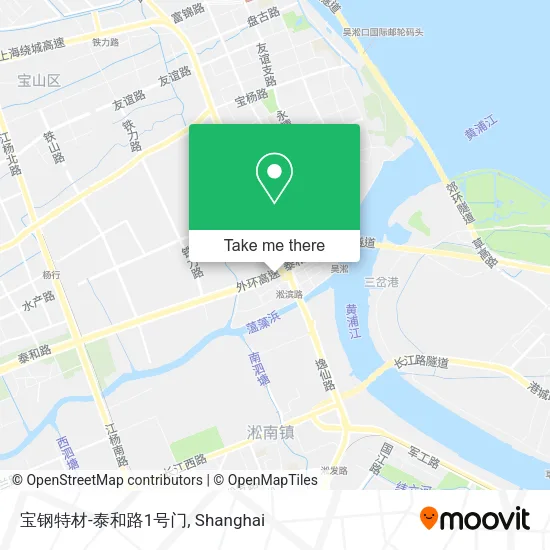 宝钢特材-泰和路1号门 map