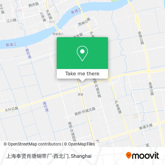 上海奉贤肖塘铜带厂-西北门 map