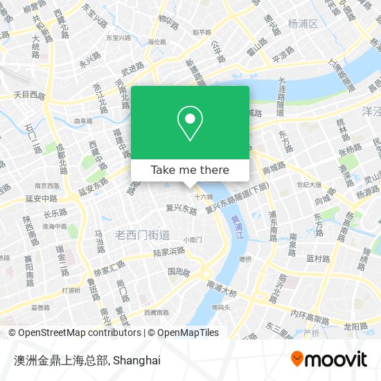 澳洲金鼎上海总部 map