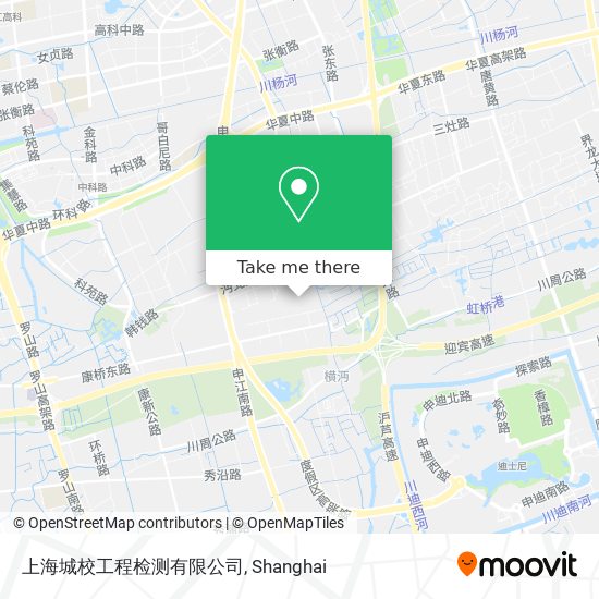 上海城校工程检测有限公司 map