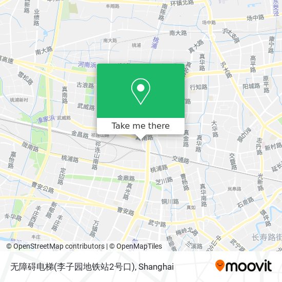 无障碍电梯(李子园地铁站2号口) map