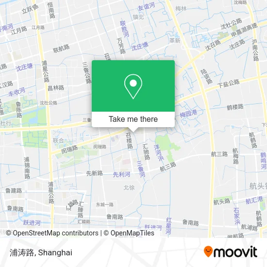 浦涛路 map