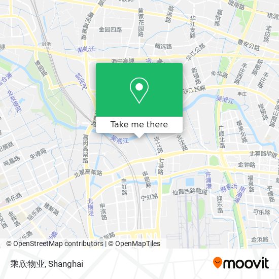 乘欣物业 map