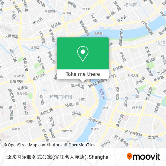 源涞国际服务式公寓(滨江名人苑店) map