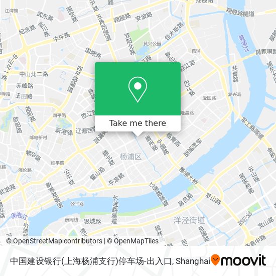 中国建设银行(上海杨浦支行)停车场-出入口 map