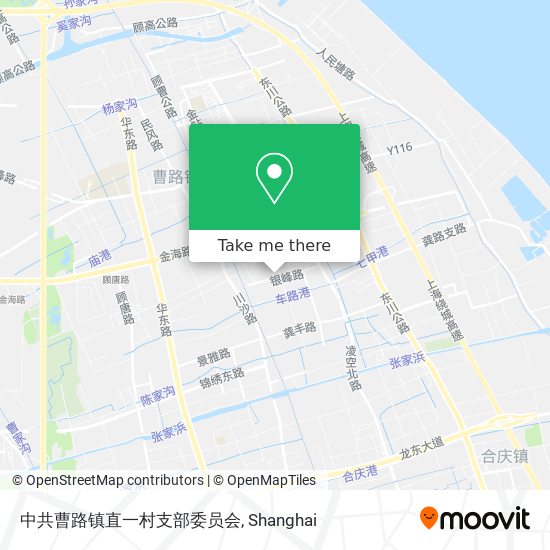 中共曹路镇直一村支部委员会 map
