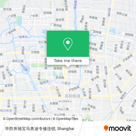 华胜奔驰宝马奥迪专修连锁 map