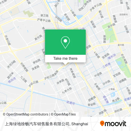 上海绿地徐畅汽车销售服务有限公司 map