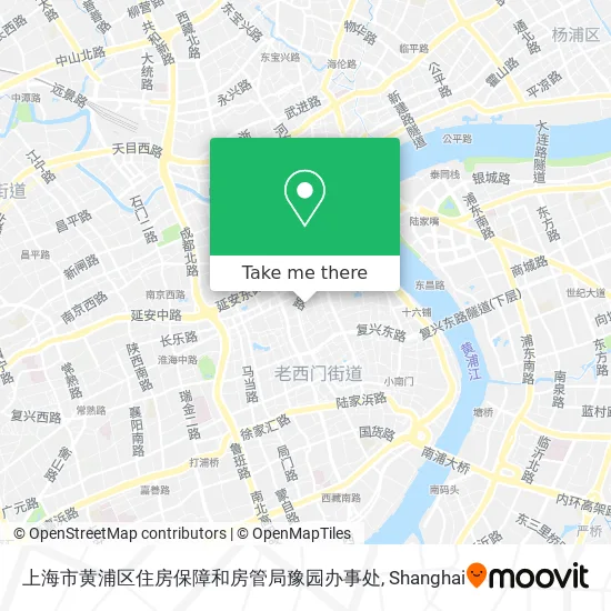上海市黄浦区住房保障和房管局豫园办事处 map