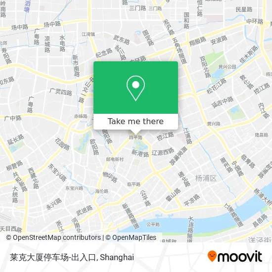莱克大厦停车场-出入口 map