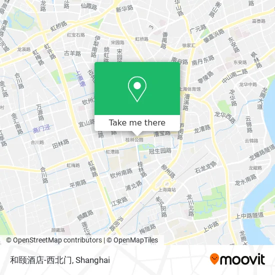和颐酒店-西北门 map