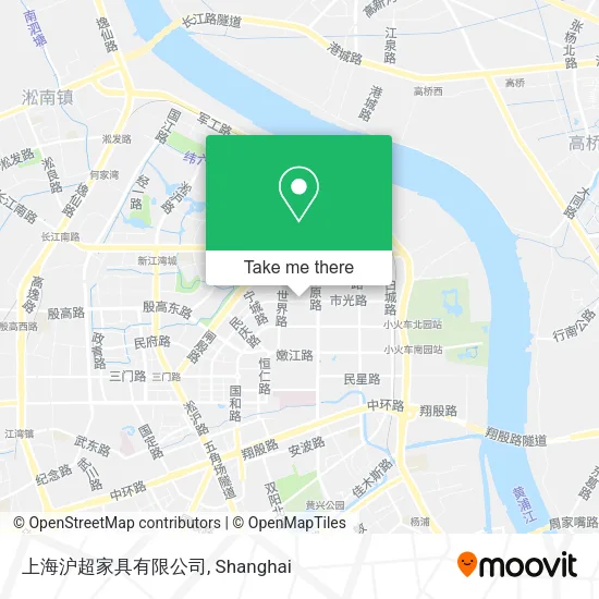上海沪超家具有限公司 map