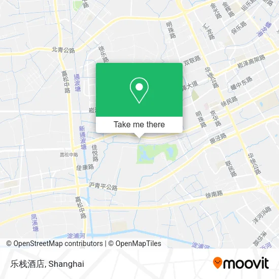乐栈酒店 map