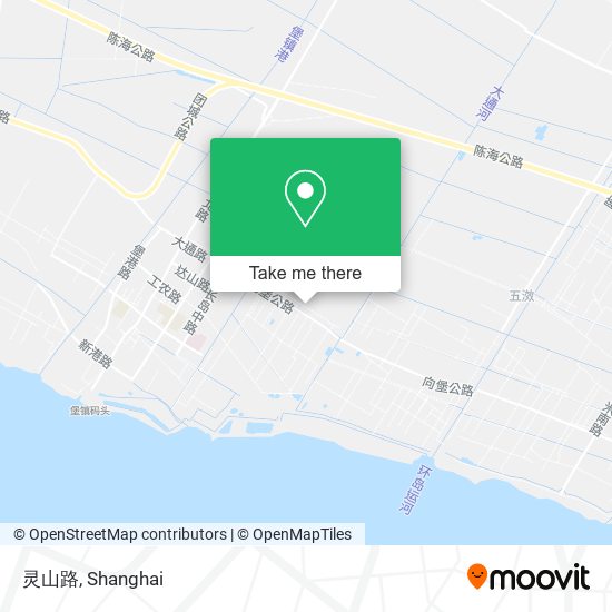 灵山路 map