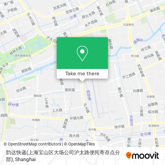 韵达快递(上海宝山区大场公司沪太路便民寄存点分部) map