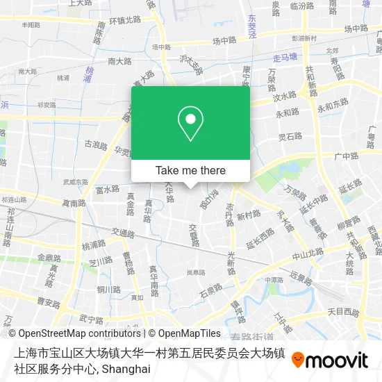 上海市宝山区大场镇大华一村第五居民委员会大场镇社区服务分中心 map