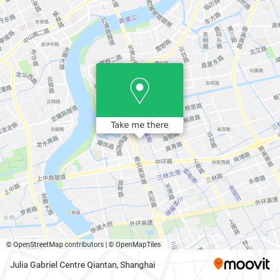 Julia Gabriel Centre Qiantan map