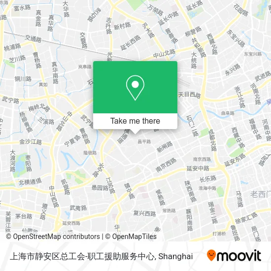 上海市静安区总工会-职工援助服务中心 map