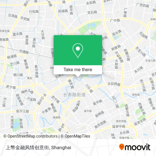 上幣金融风情创意街 map
