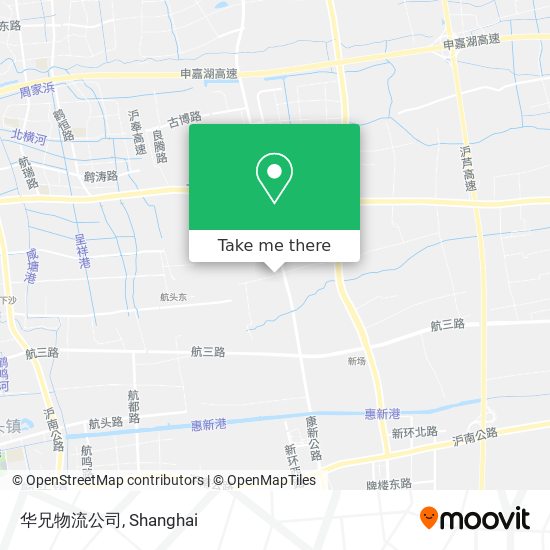 华兄物流公司 map