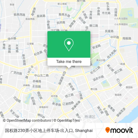 国权路230弄小区地上停车场-出入口 map