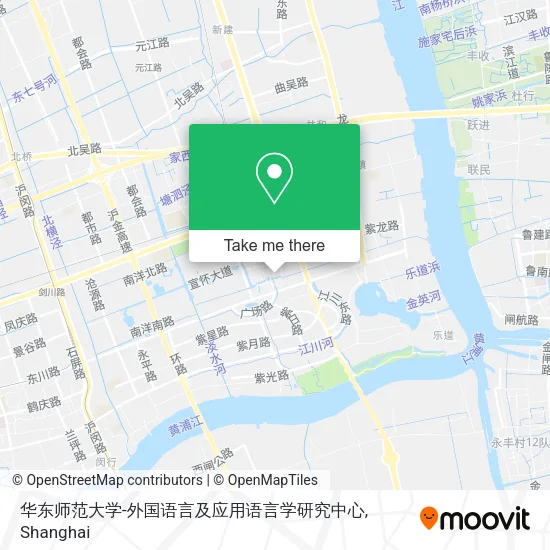 华东师范大学-外国语言及应用语言学研究中心 map