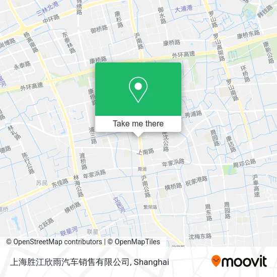 上海胜江欣雨汽车销售有限公司 map
