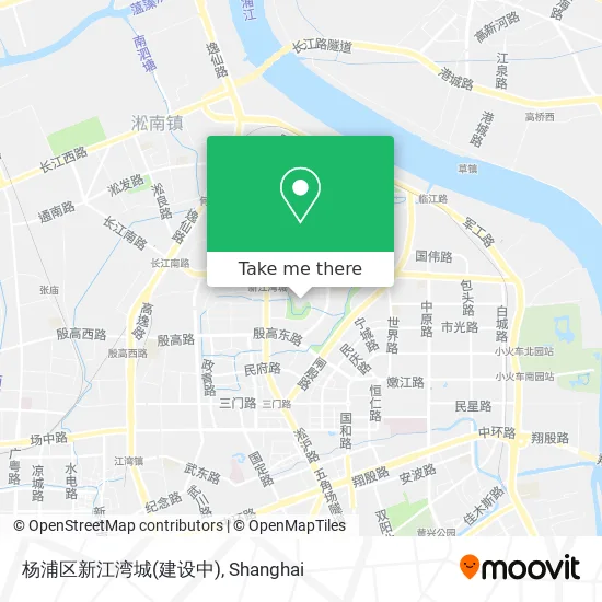 杨浦区新江湾城(建设中) map