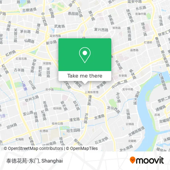 泰德花苑-东门 map