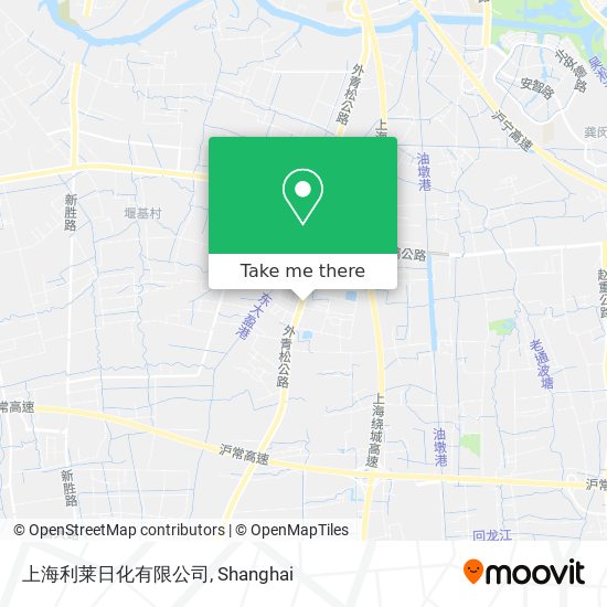 上海利莱日化有限公司 map