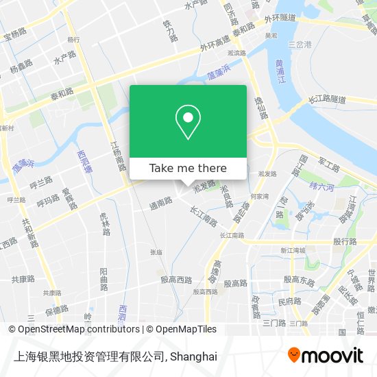 上海银黑地投资管理有限公司 map