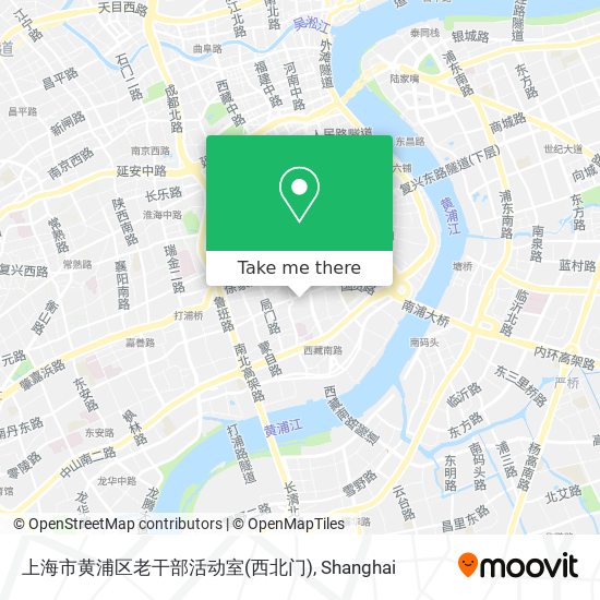 上海市黄浦区老干部活动室(西北门) map