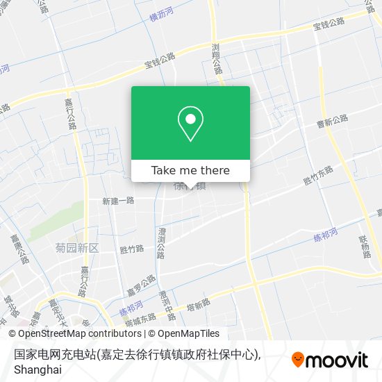 国家电网充电站(嘉定去徐行镇镇政府社保中心) map
