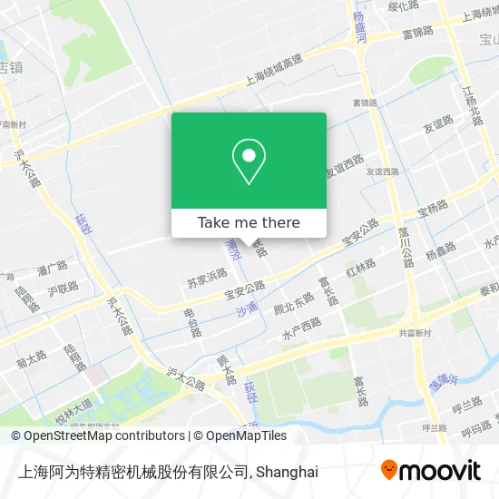 上海阿为特精密机械股份有限公司 map